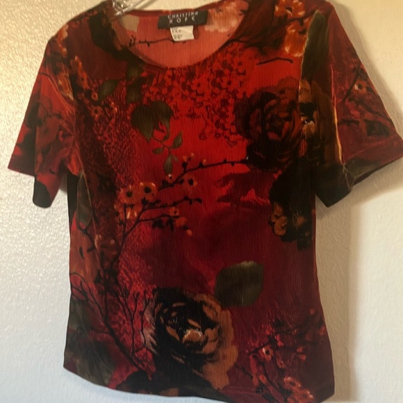 Tops - FINAL MARKDOWN Christina hope stretch velvet top petite small